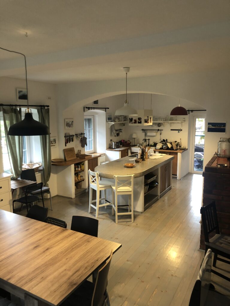 File:Krušče Creative Center Artistic Residency 2025 the communal kitchen.jpg