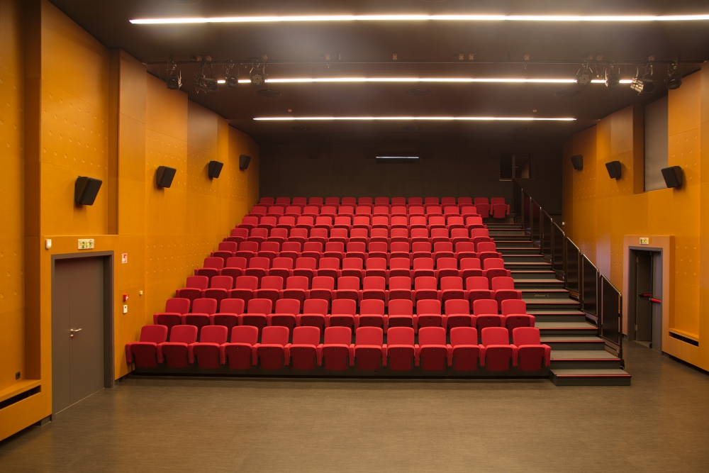 The multipurpose hall at the Cultural Center Kočevje.