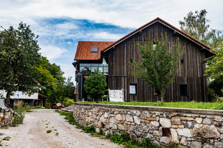 The big house at the Krušče Creative Artist Center.