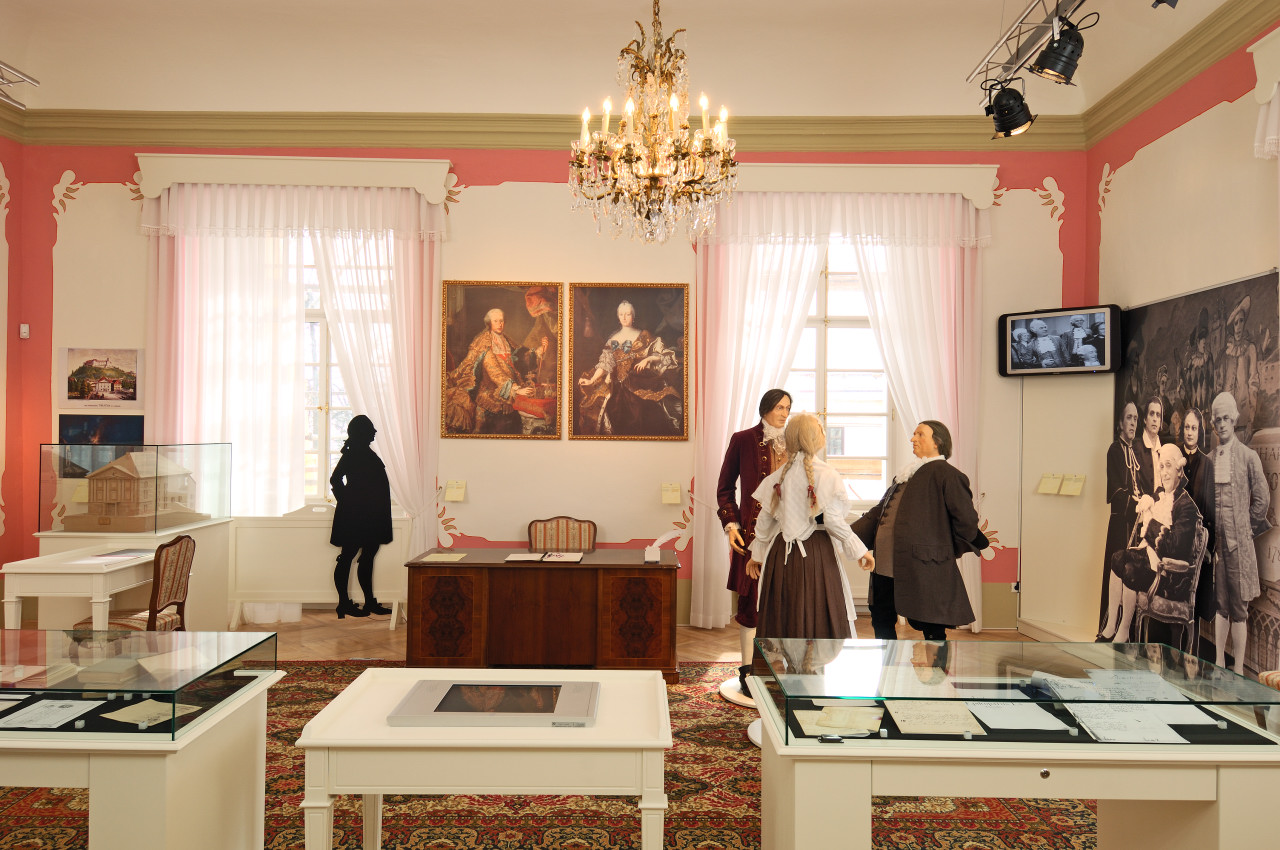 Linhart's hall at the Municipal Museum of Radovljica