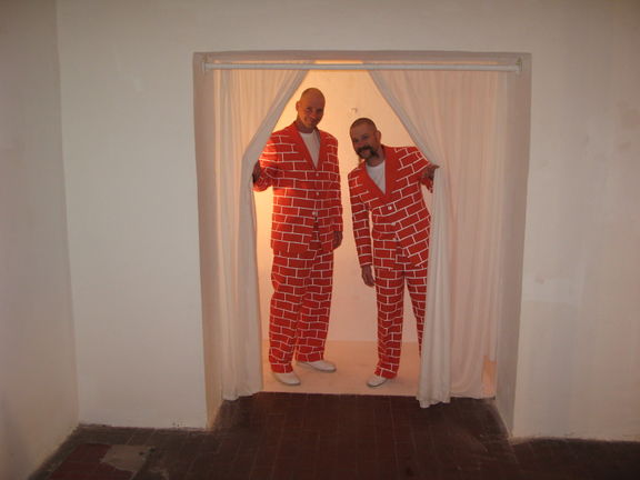 Artists Miha Perne and Leon Zuodar, who work as Beli sladoled ("White Ice Cream"), taking drawing in a wider context, not just as a framed picture, but with a broader meaning of the word; explored through various life situations (2010).