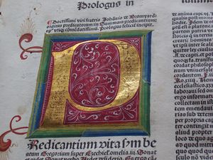 Illuminated preaching manual, Nürnberg, 1485, held by <!--LINK'" 0:1-->