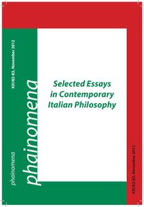 Cover of <!--LINK'" 0:228-->, the preeminent journal for phenomenological and hermeneutic philosophy in Slovenia, 2012