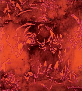 <i>Dvojni nič</i> [Double Nothing] painting by <!--LINK'" 0:10--> 227 x 203 cm, 2006&ndash;2008, <!--LINK'" 0:11-->