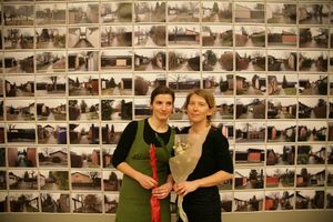 <!--LINK'" 0:275--> and <!--LINK'" 0:276-->, the curators of the <i>AT HOME: Architects France and Marta Ivanšek</i> exhibition at <!--LINK'" 0:277-->, 2010