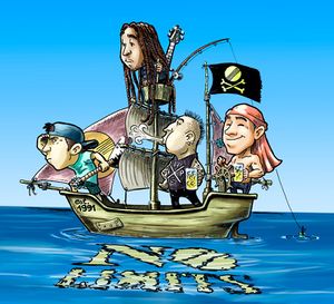 Caricature of <!--LINK'" 0:129-->, hardcore band from Koper, Slovenija