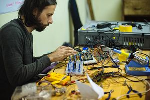 <!--LINK'" 0:122--> preparing a light installation at <!--LINK'" 0:123-->, 2015