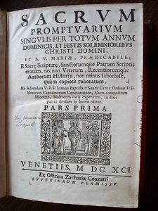 Svetokriški preaching manual, 1691, held by <!--LINK'" 0:40-->