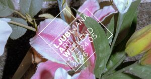 Visual identity of the 2026 edition of Ljubljana Art Weekend.