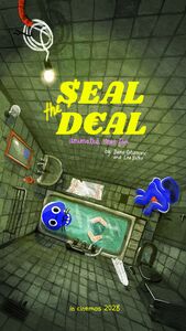 The poster for the animated short film Seal the Deal.